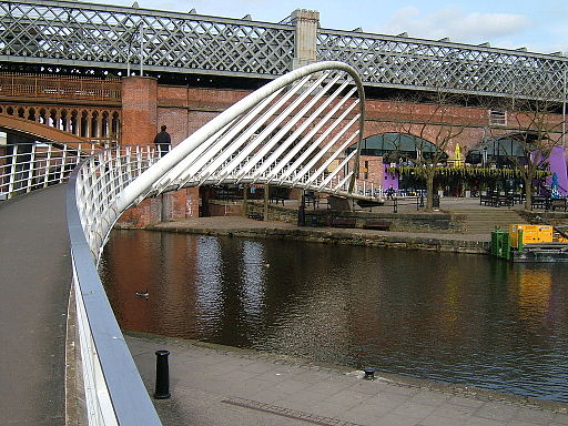 Manchester self-guided walk 1 stop 2: Bridgewater Canal/Merchants Bridge